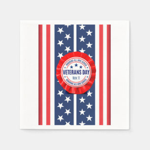 Veterans Day Rosette Pappersservett