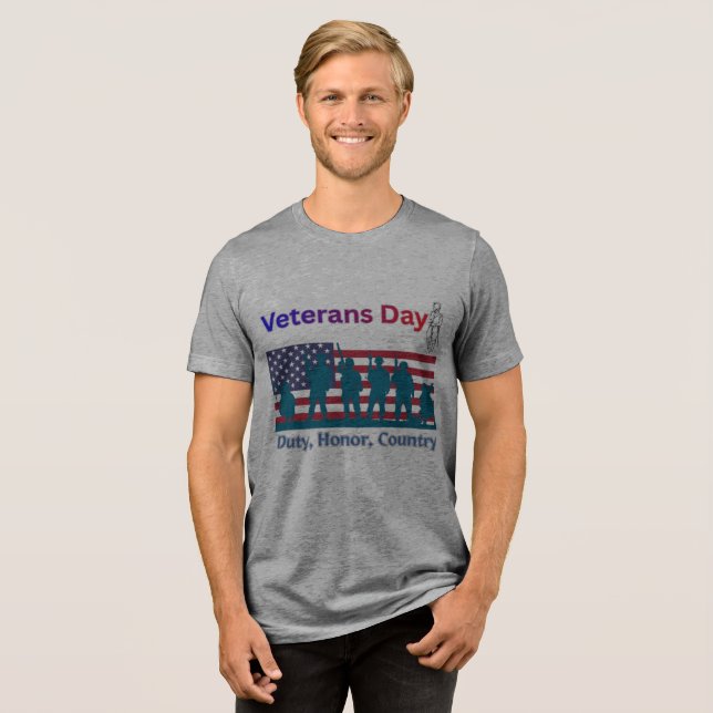 Veterans Day T Shirt (Framsida Full)