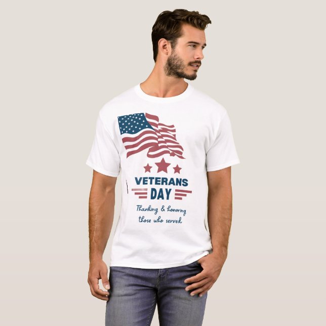 Veterans Day t-shirt usa memorial 2025 (Hel framsida)