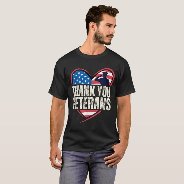 Veterans Day t-shirt usa memorial 2025 (Hel framsida)