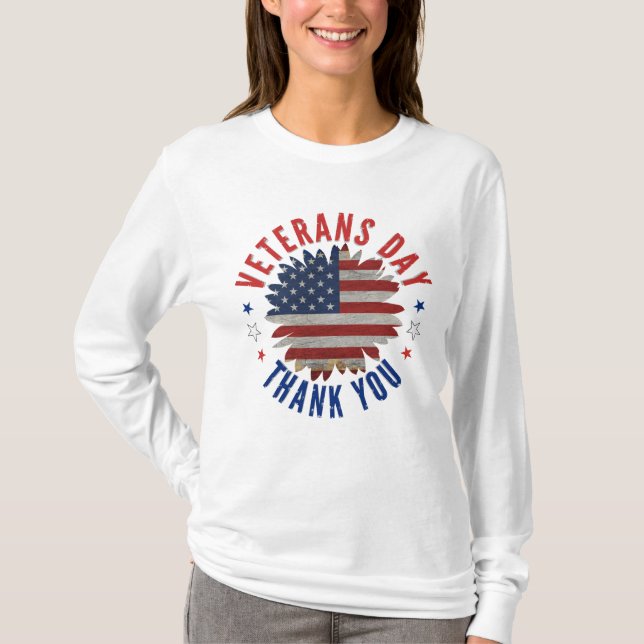 VETERANS DAY TACK T-Shirt (Framsida)
