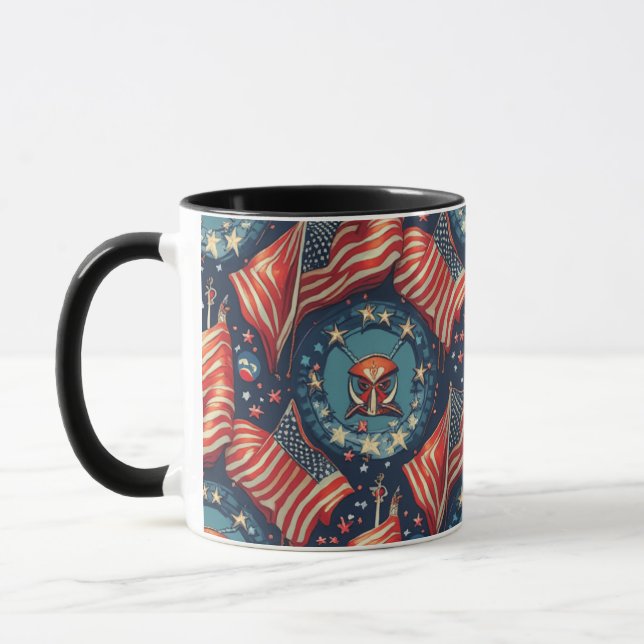 Veterans Day Tribute Mug - Honoring Our Heroes Mugg (Vänster)