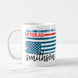 Veterans Mugg | Patriotic Coffee Kopp för militärt