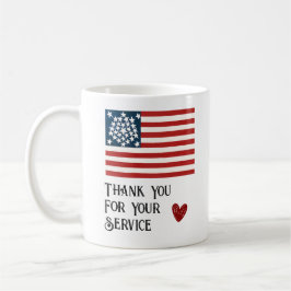 Veterans Tack för ditt servicebesök Kaffemugg