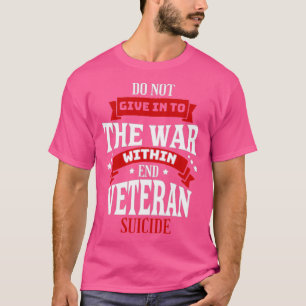 Veteransjälvmordsmedvetande 22 Militärt självmord T Shirt