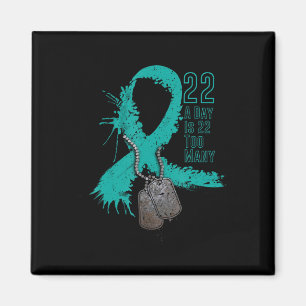 Veteransjälvmordsmedvetande Band 22 om dagen är 22 Magnet