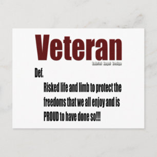 Veteransk definition vykort