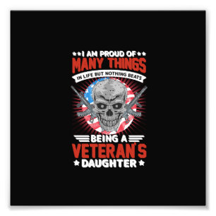 veteransk dotter fototryck