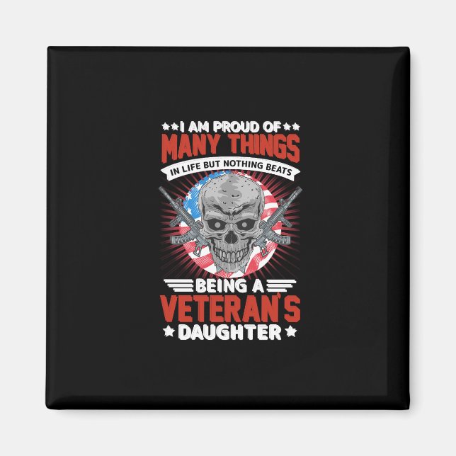 veteransk dotter magnet (Framsidan)
