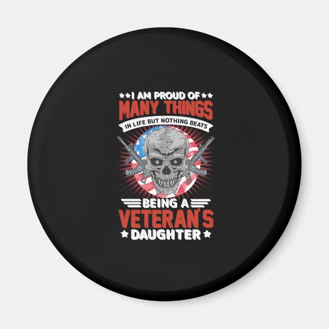 veteransk dotter magnet (Framsidan)