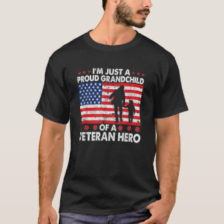 Veteransk farmor Amerika Flagga Veteran Patriotic T Shirt