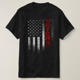 veteransk flagga t shirt