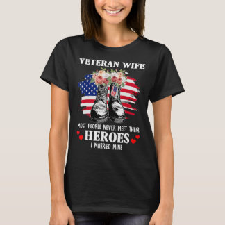 Veteransk fru de flesta människor möter aldrig sin t shirt