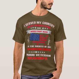 Veteransk konstdesign 2 t shirt