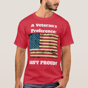 Veteransk marinskjorta T-shirt