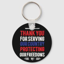 veteransk nyckelkedja