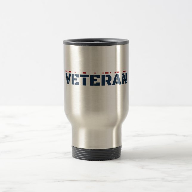 Veteransk- och morsekod - Veterandagen Resemugg (Center)
