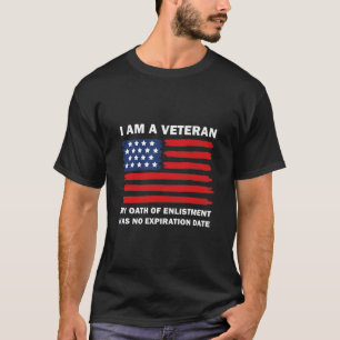 Veteranska amerikanska militärarméns veterandag t shirt