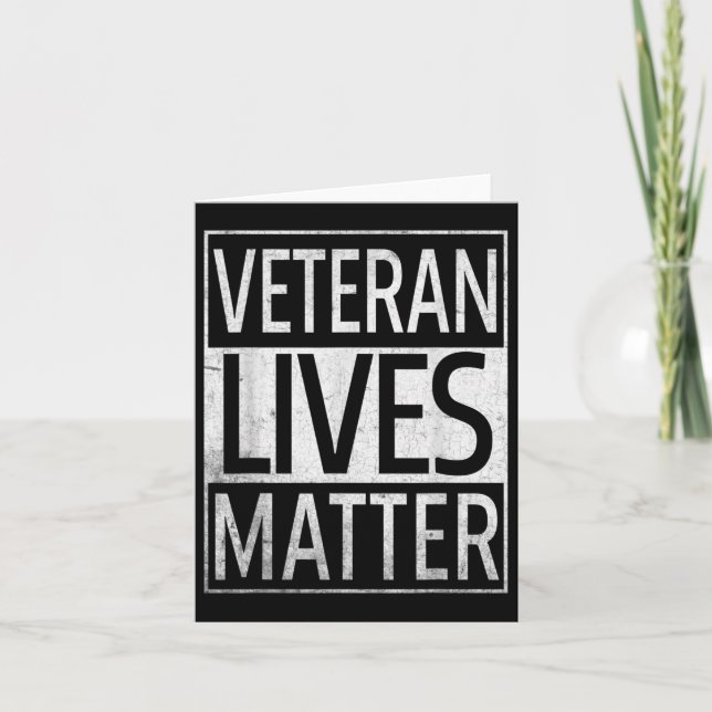 Veteranska lever Självmordsgåvor Kort (Framsida)