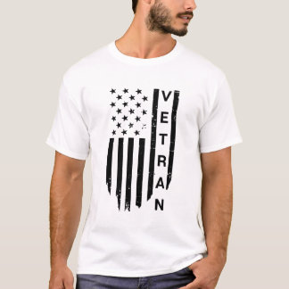Veteranskt Lodrät T-shirt