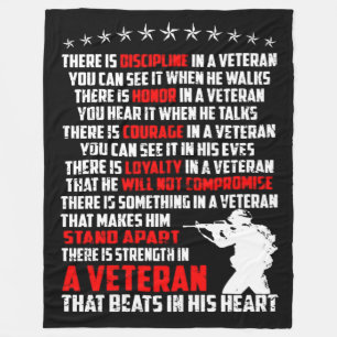 VETERANSMÄNGD FLEECEFILT
