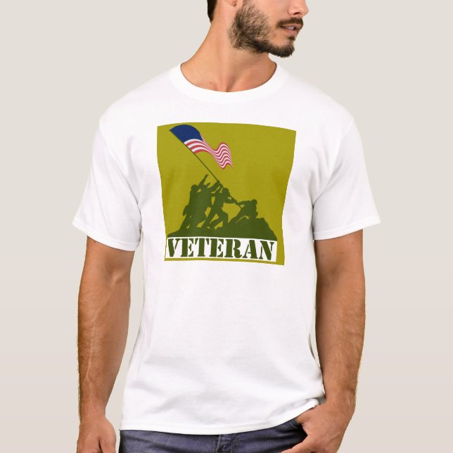 VeteranT-tröja Tee Shirt (Framsida)
