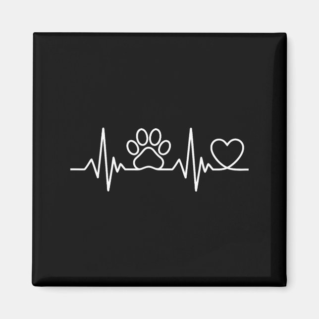 Veterinär älskar veterinärtekniker  magnet (Framsidan)