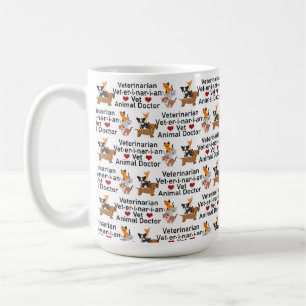 Veterinär Animal Doktor Kaffemugg