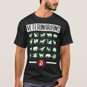 Veterinär Animals Funny Veterinary Student gra T Shirt