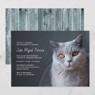 Veterinär- avslappnad för studentenfirandeparty inbjudningar