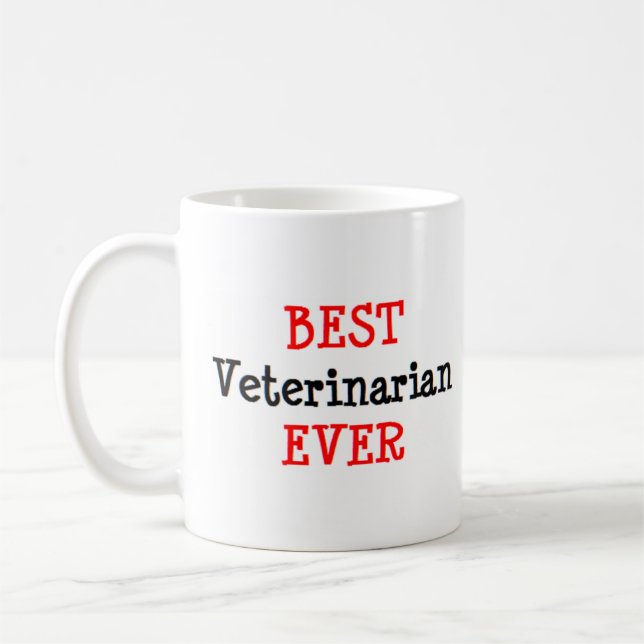 veterinär, bäst kaffemugg (Vänster)