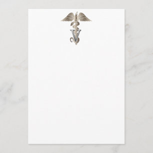 Veterinär Caduceus Inbjudningar