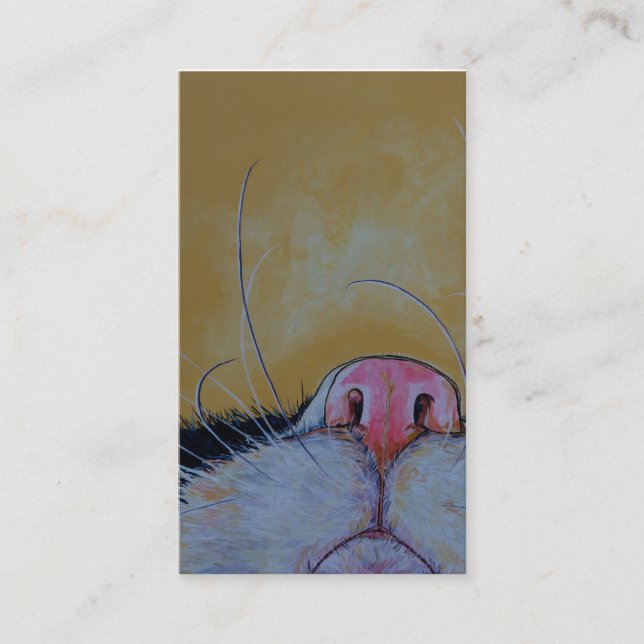 Veterinär- eller djur visitkort (Framsida)