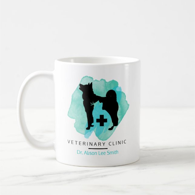 Veterinär för Clinic Kor Kaffemugg (Vänster)