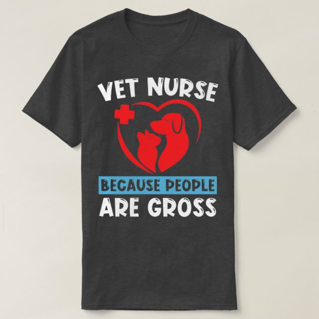 Veterinär för husdjur och husdjur t shirt (Design framsida)