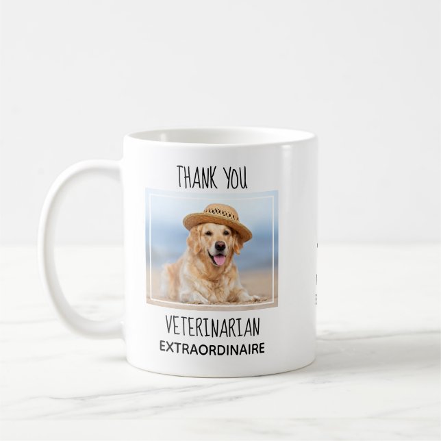 Veterinär för veterinärmedicinsk Tack av akut säll Kaffemugg (Vänster)