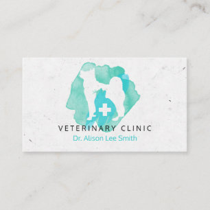 Veterinär från veterinär kor visitkort