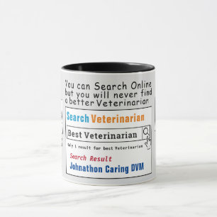 Veterinär Funny Best Search Mugg