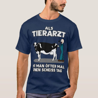 Veterinär Funny som säger joke med kummel T Shirt