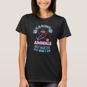 Veterinär Gift Shirt vet Tech Caring for Animal T