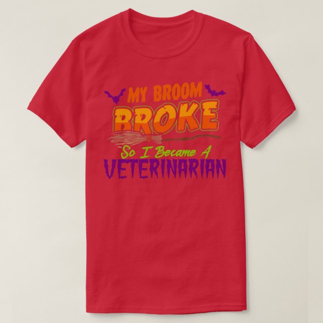 Veterinär Haloween roligt T Shirt (Design framsida)