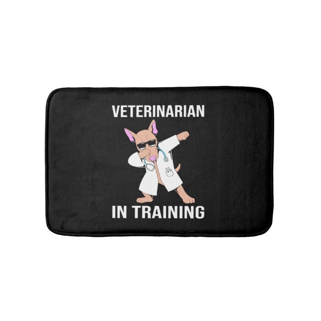 Veterinär Hund Sunglass Pet Badrumsmatta (Framsidan)