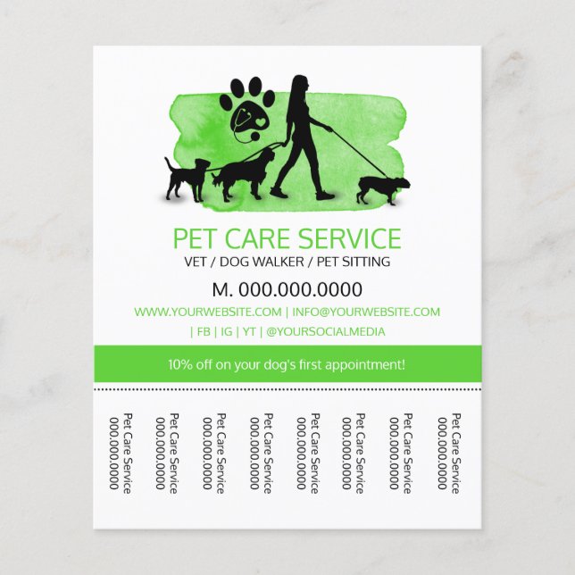 Veterinär / Hundpromenerare / Husdjursvård (Framsida)