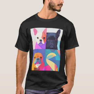 Veterinär hundtränare fransk bulldog hund veterinä t shirt