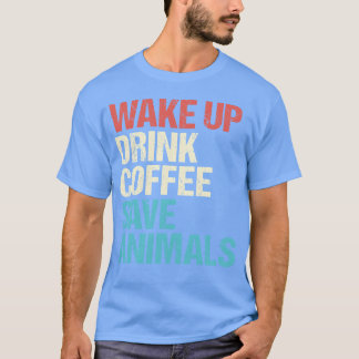 Veterinär kaffe veterinär djur familj t shirt