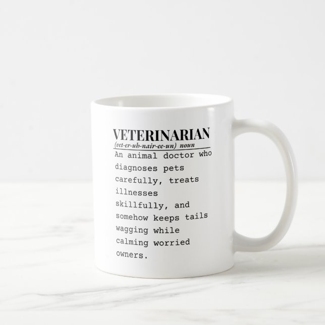Veterinär Kaffemugg (Höger)