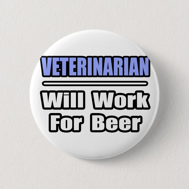 Veterinär.. kommer att arbeta för öl knapp (Framsida)