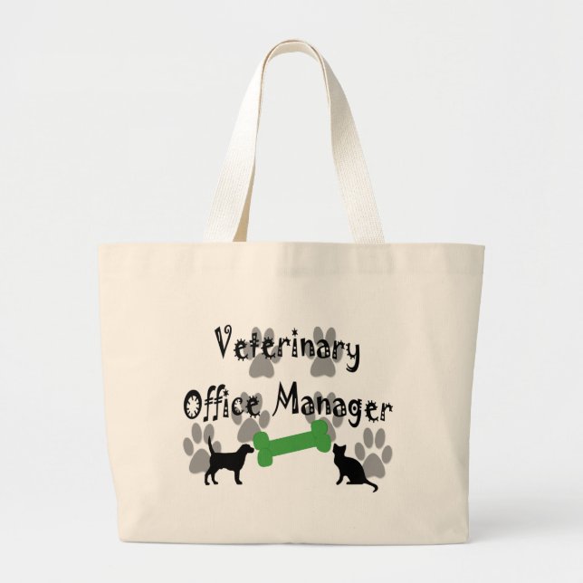 Veterinär- kontorschef jumbo tygkasse (Framsidan)