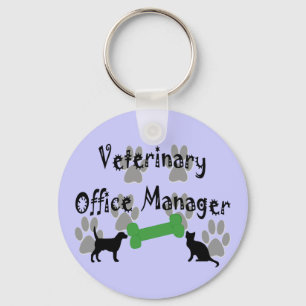 Veterinär- kontorschef nyckelring