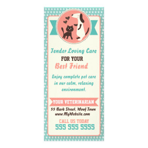 Veterinär- kuggekort - Personalizable Reklamkort